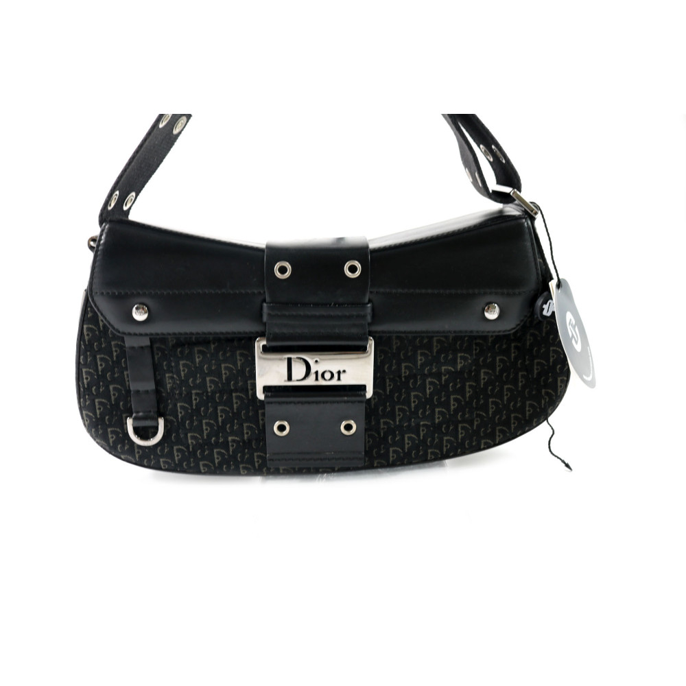 Dior Columbus Tessuto e Pelle Nera