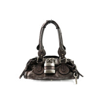 Chloe Paddington Piccola Pelle Argento Bronzo