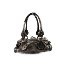 Chloe Paddington Piccola Pelle Argento Bronzo