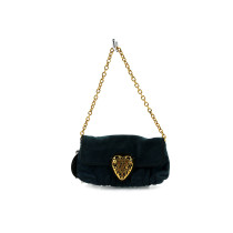 Gucci Pochette Suede Blu Avio