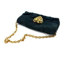 Gucci Pochette Suede Blu Avio