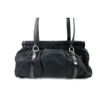 Prada Shopper Tela Vela Nera