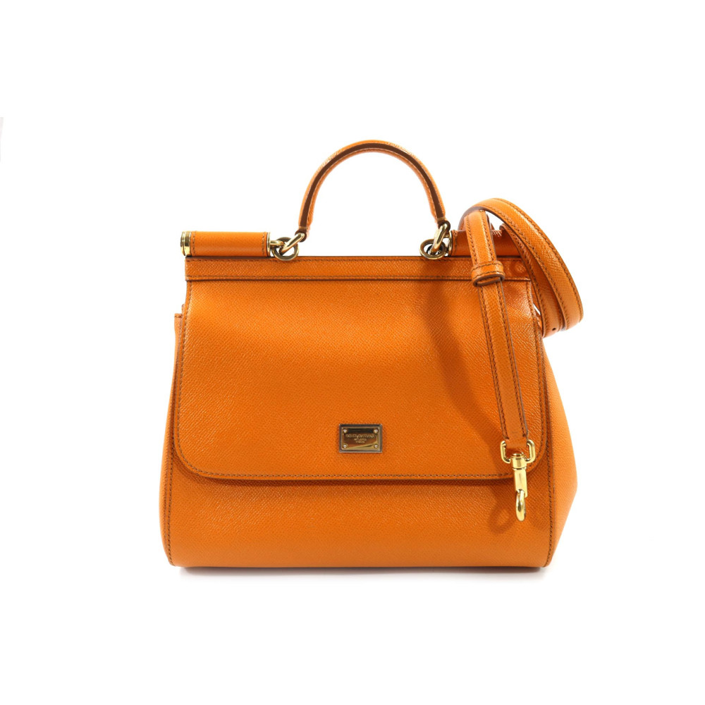 Dolce & Gabbana Miss Sicily Pelle Dauphine Arancio