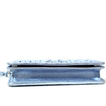 Miu Miu Pochette Pelle Matelassè Azzurra