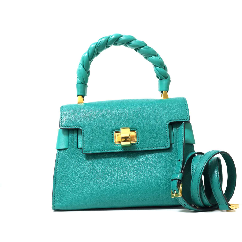 Miu Miu Pochette Pelle Matelassè Verde