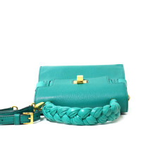 Miu Miu Pochette Pelle Matelassè Verde