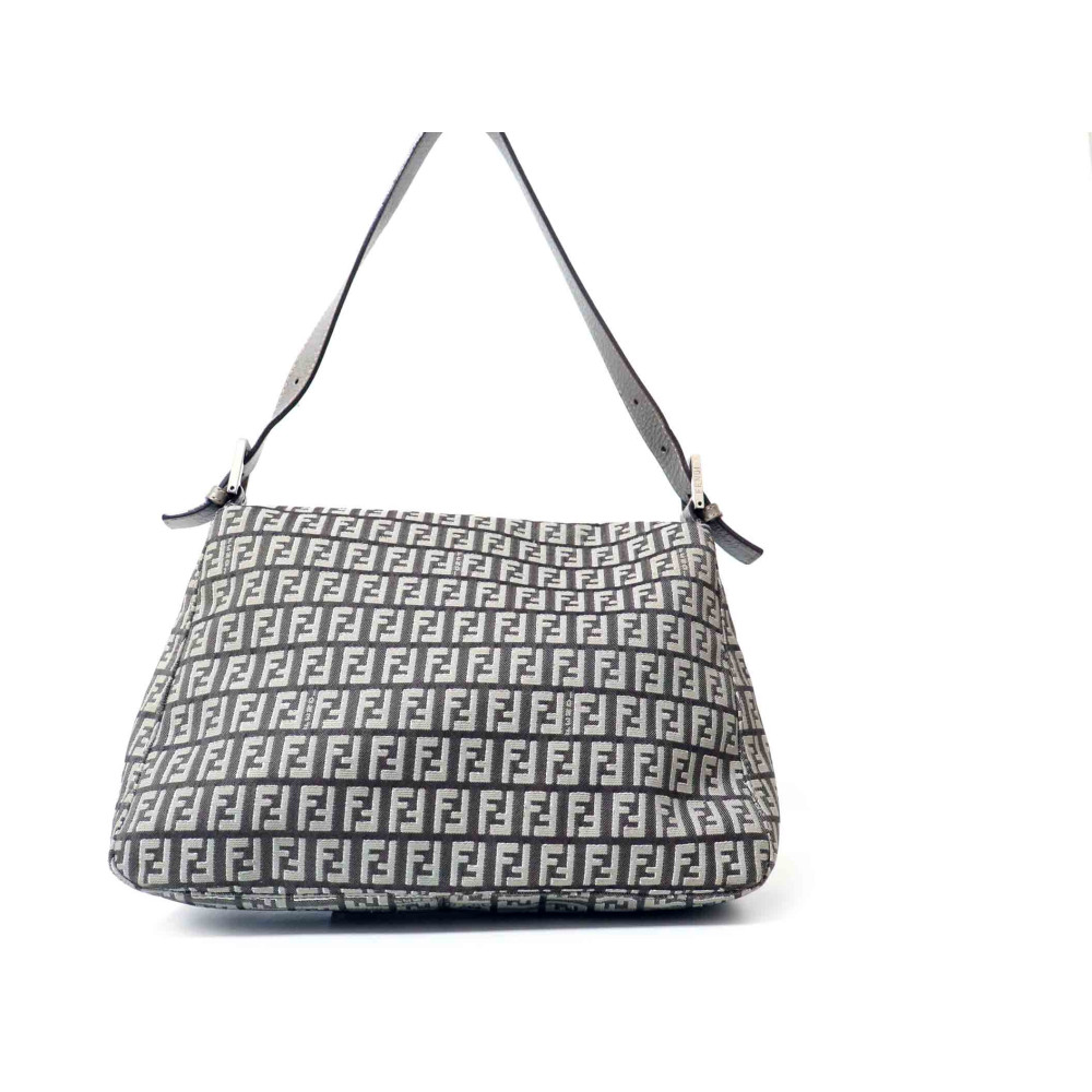 Fendi Mama Tessuto Argento e Grigio