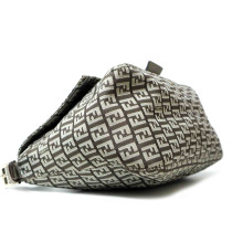 Fendi Mama Tessuto Argento e Grigio