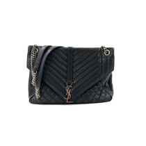 Saint Laurent College Pelle Nera