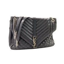 Saint Laurent College Pelle Nera