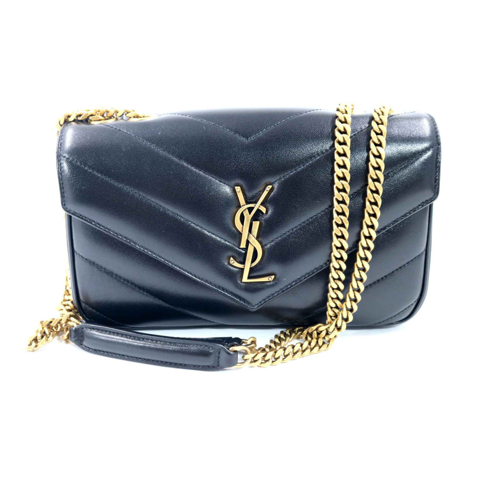 Saint Laurent Lou Lou Small Pelle Nera