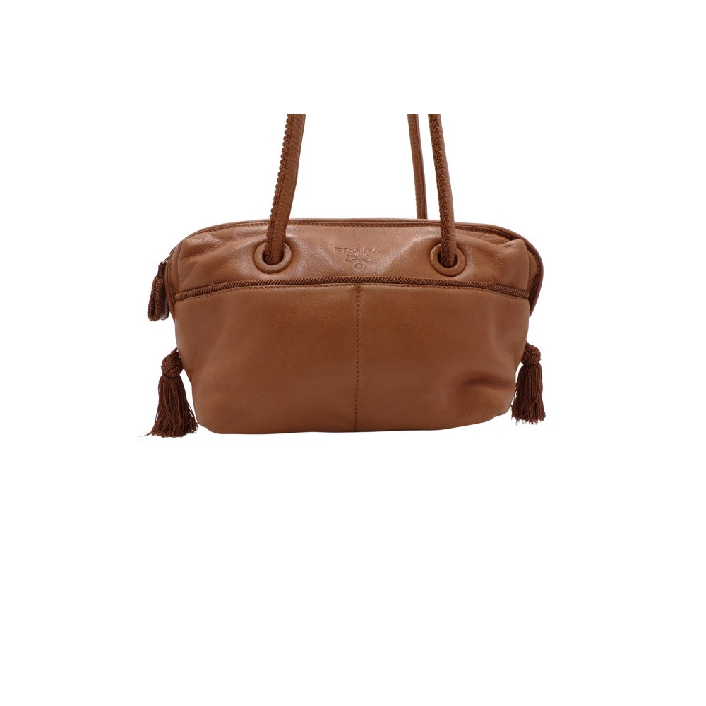 Prada da Spalla Nappa Cognac