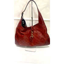 Gucci Jackie Grande Pelle Guccissima Rosso Bordeaux