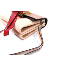 Valentino V Ring Pelle Rosa e Beige