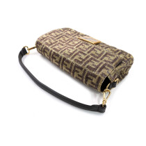 Fendi Baguette Paillettes Marrone
