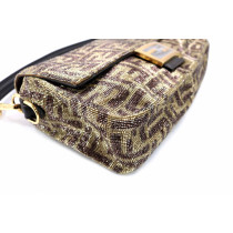 Fendi Baguette Paillettes Marrone