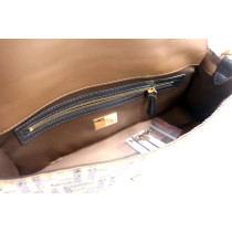 Fendi Baguette Paillettes Marrone