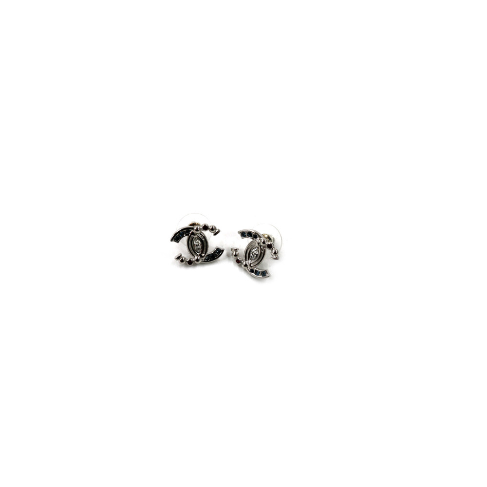 Chanel Orecchini Acciaio Argento