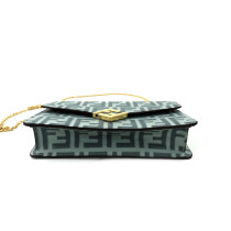 Fendi Pochette Diamonds Pelle Blu