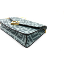 Fendi Pochette Diamonds Pelle Blu