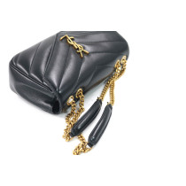 Saint Laurent Lou Lou Small Pelle d'Agnello Nera