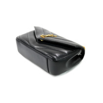 Saint Laurent Lou Lou Small Pelle d'Agnello Nera