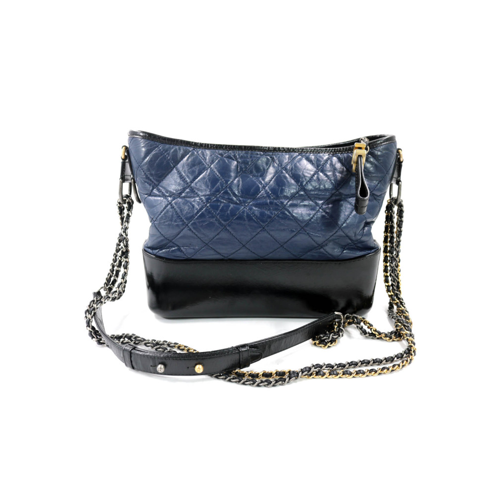 Chanel Gabrielle Pelle Nera e Blu