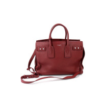 Saint Laurent Sac de Jour Pelle Rosso Vino