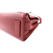 Saint Laurent Sac de Jour Pelle Rosso Vino