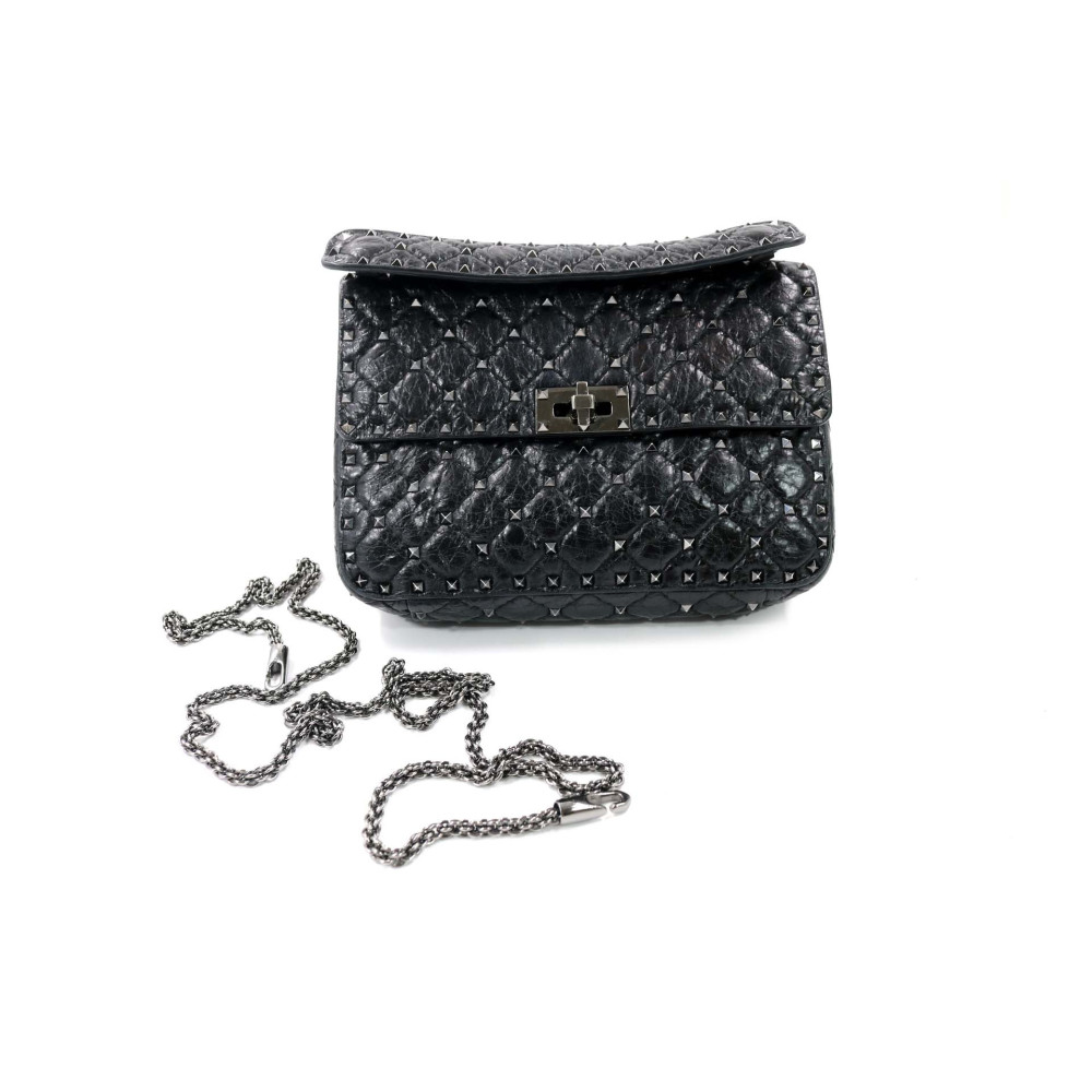 Valentino Spike Pelle Nera