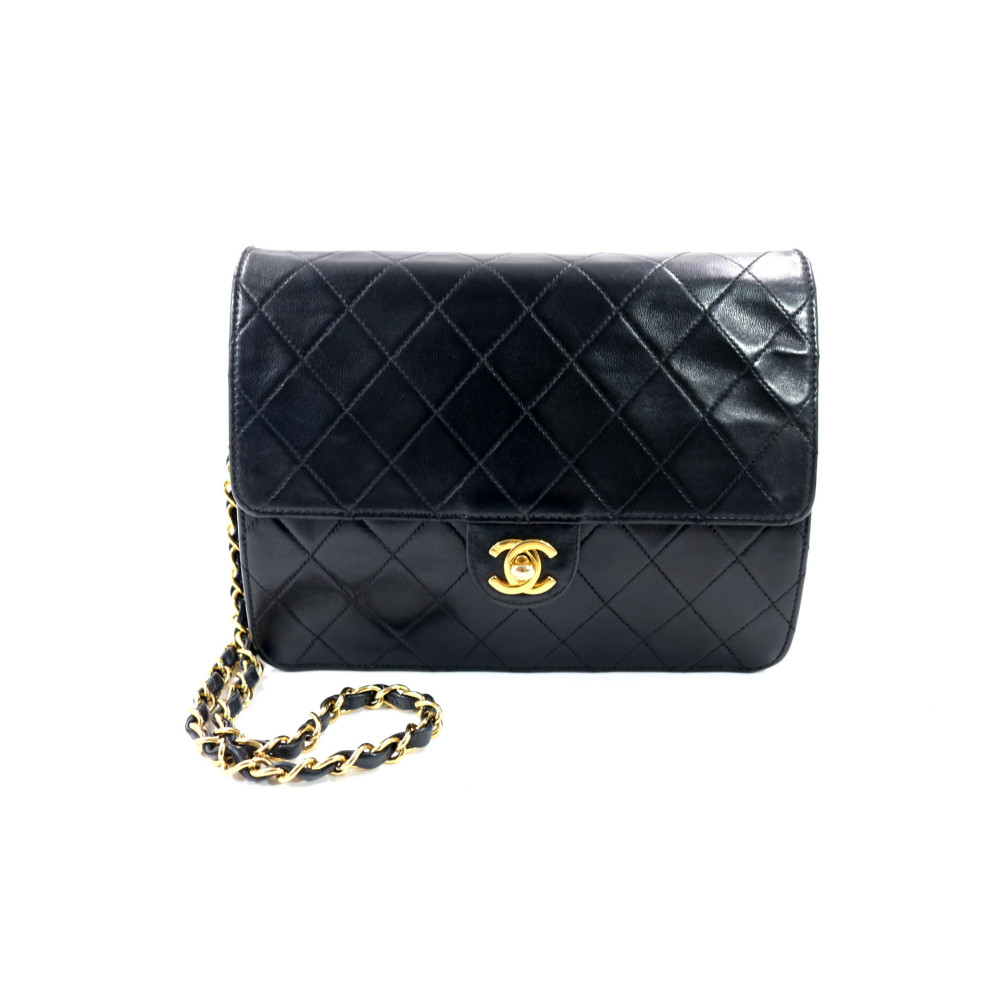 Chanel Tracolla Pelle Nera