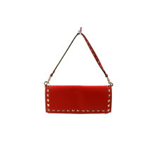 Valentino Wallet On Strap Pelle Rossa