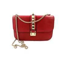 Valentino Glam Lock Pelle Rossa