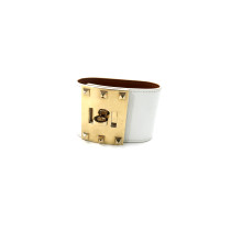 Hermés Bracciale Pelle Bianca