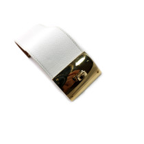 Hermés Bracciale Pelle Bianca