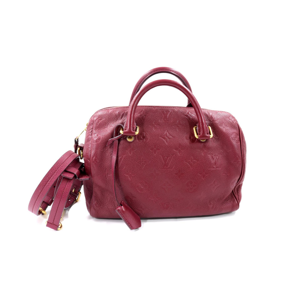 Louis Vuitton Speedy Pelle Bordeaux