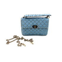 Valentino Spike Tessuto Azzurro