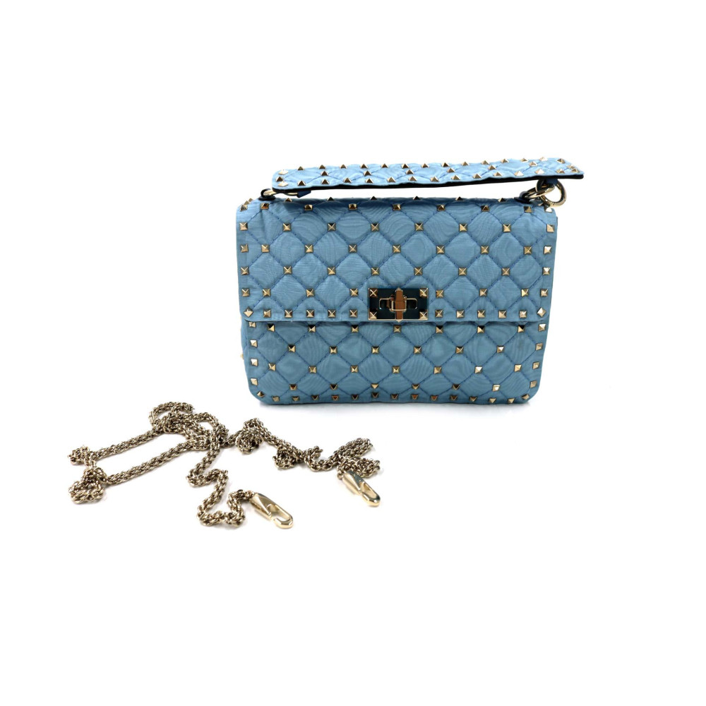 Valentino Spike Tessuto Azzurro