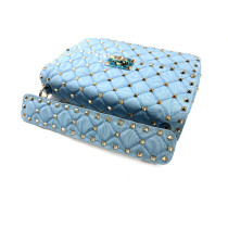 Valentino Spike Tessuto Azzurro