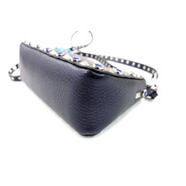 Valentino Tracolla Pelle Blu