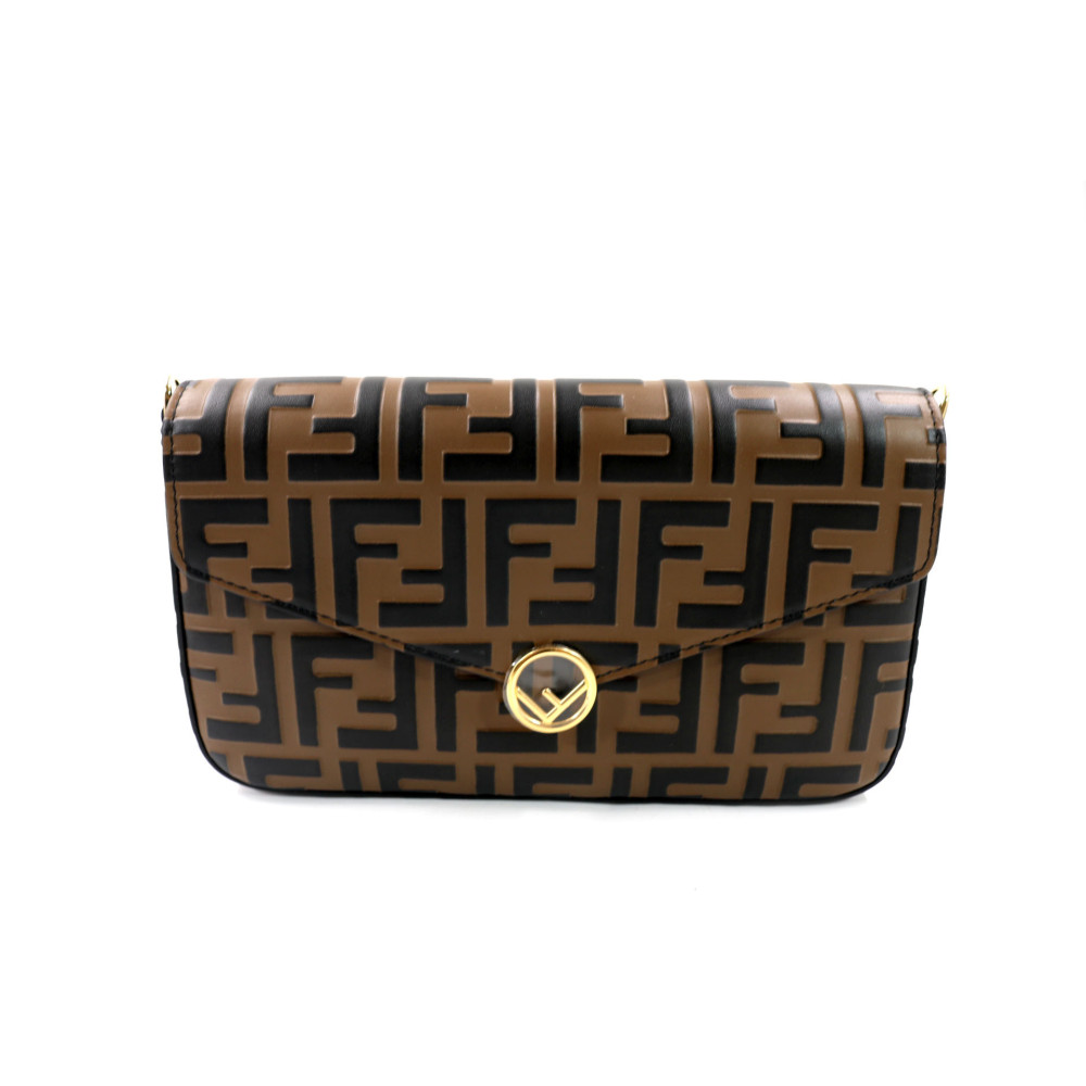 Fendi Woc Pelle Marrone