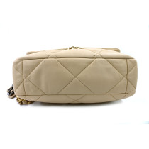 Chanel 19 Media Pelle Beige