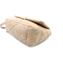 Chanel 19 Small Pelle Beige