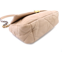 Chanel 19 Small Pelle Beige