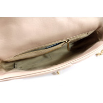 Chanel 19 Small Pelle Beige