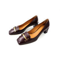 Tod's Block-Meel Pelle Bordeaux