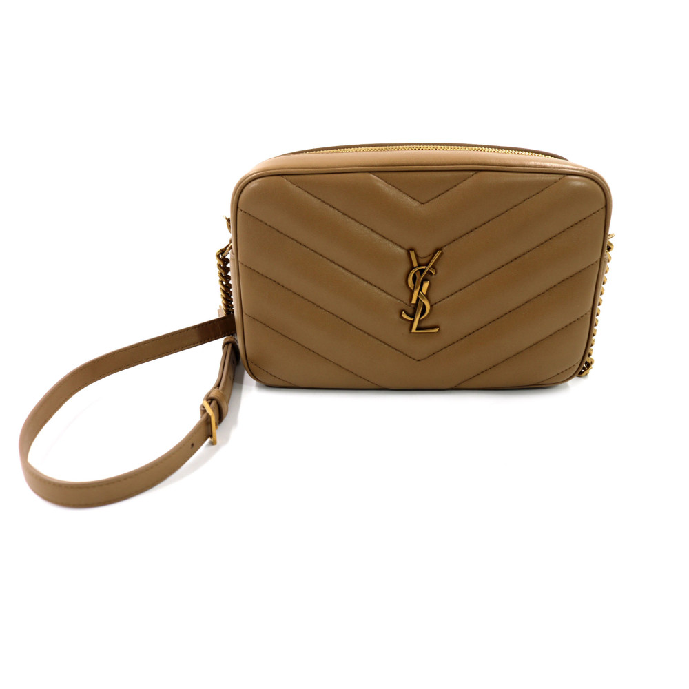 Saint Laurent Camera Bag Lou Lou Pelle Natural Tan