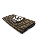 Fendi Portafoglio Zucca Marrone