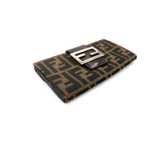 Fendi Portafoglio Zucca Marrone