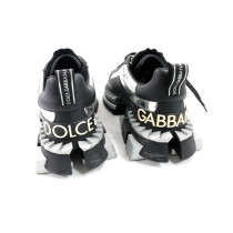 Dolce & Gabbana Sneakers Pelle Argento